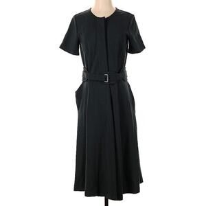 Women’s Jil Sander Green Midi Belted Dress Size 38